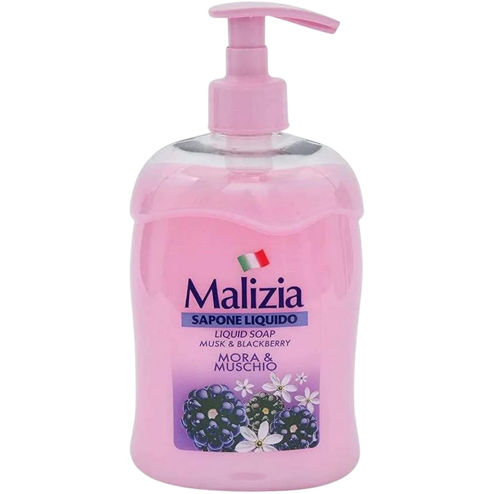 Malizia Liquid Soap Musk & Blackberry - 500ml | ماليزيا صابون اليدين السئل برائحة المسك و التوت الأسود - 500 مل