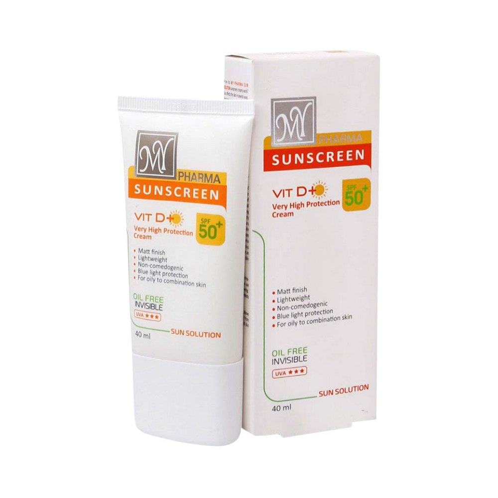 M .Y Oil Free Colorless Sunscreen SPF50+ - 40ml |ام واي كريم واقي شمسي بدون لون - 40 مل