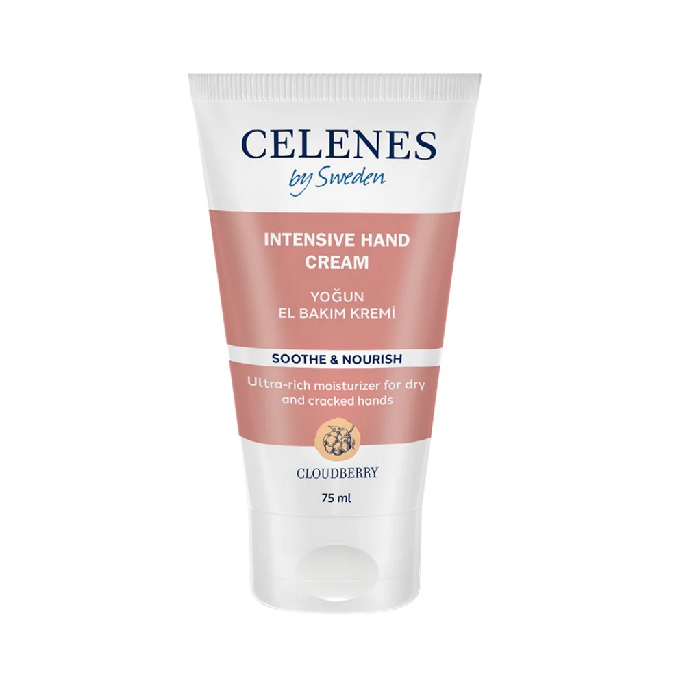 Celenes by Sweden Cloudberry Intensive Hand Care Cream - 75ml |سيلينس كريم كلاودبيري المكثف للعناية باليدين - 75 مل