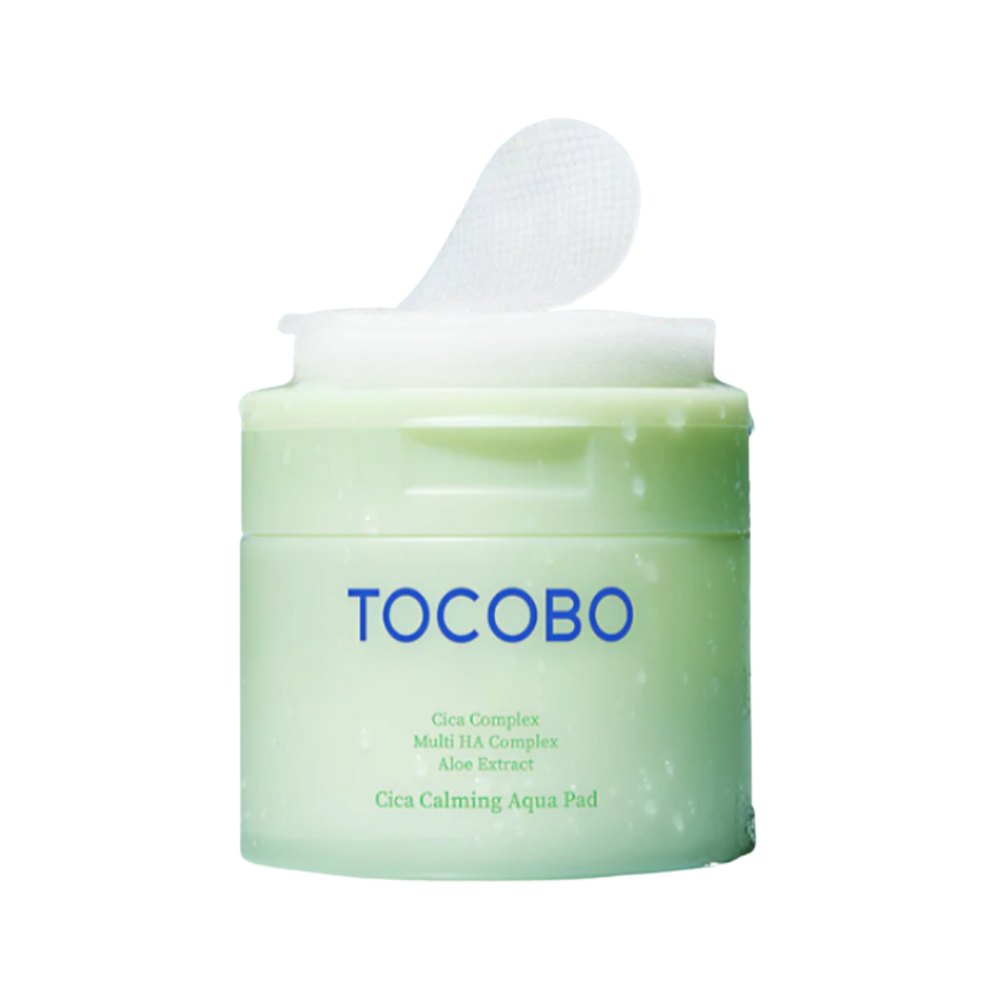 TOCOBO Cica Calming Aqua Pad - 60PCS | توكوبو تونر بادز مسحات مهدئة للبشرة - 60 قطعة