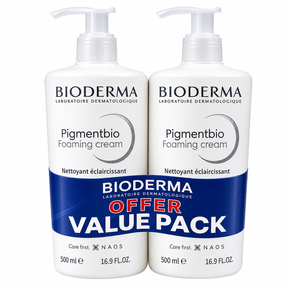 BIODERMA Pigmentbio Foaming Cream Special Offer - 500ml | بيوديرما غسول رغوي بيجمينت بيو - 500مل