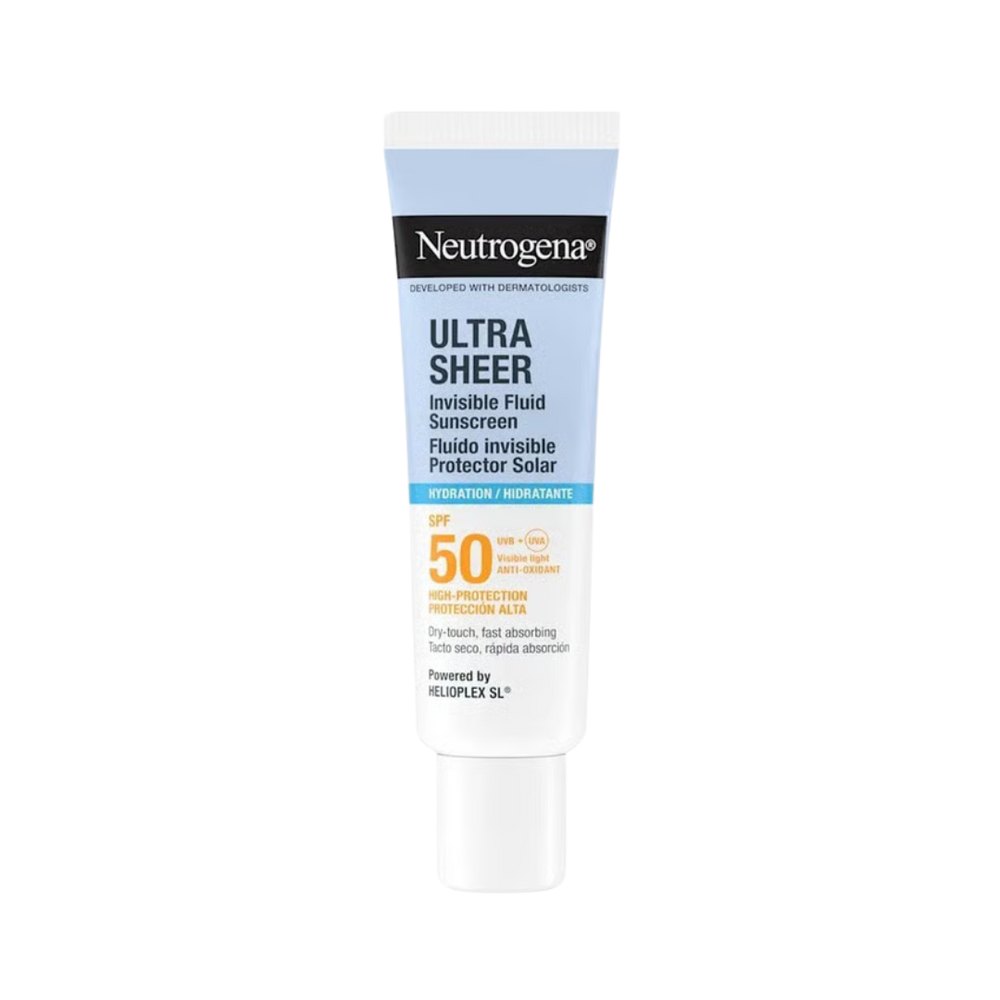 Neutrogena Ultra Sheer Invisible Fluid Sunscreen SPF 50 - 50ml | نيتروجينا واقي شمس سائل غير مرئي ألتر شير SPF 50 - 50مل