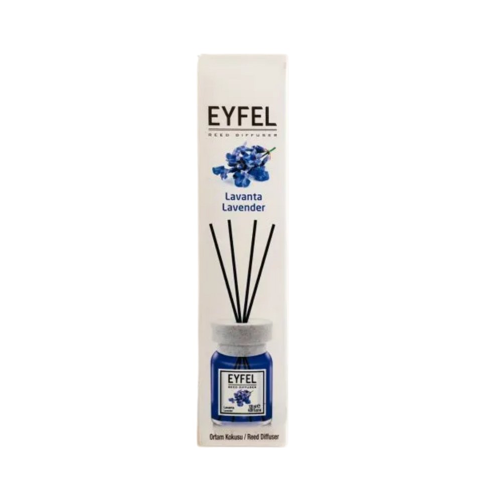 EYFEL Lavender Reed Diffuser - 120ml | ايفل أعواد معطرة للجو برائحة اللافندر - 120 مل
