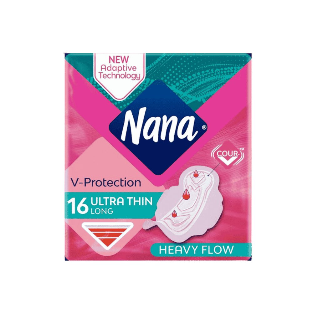 Nana Ultra Thin Extra Long - 16pcs | نانا ألترا ثين اكسترا - 16 قطعة