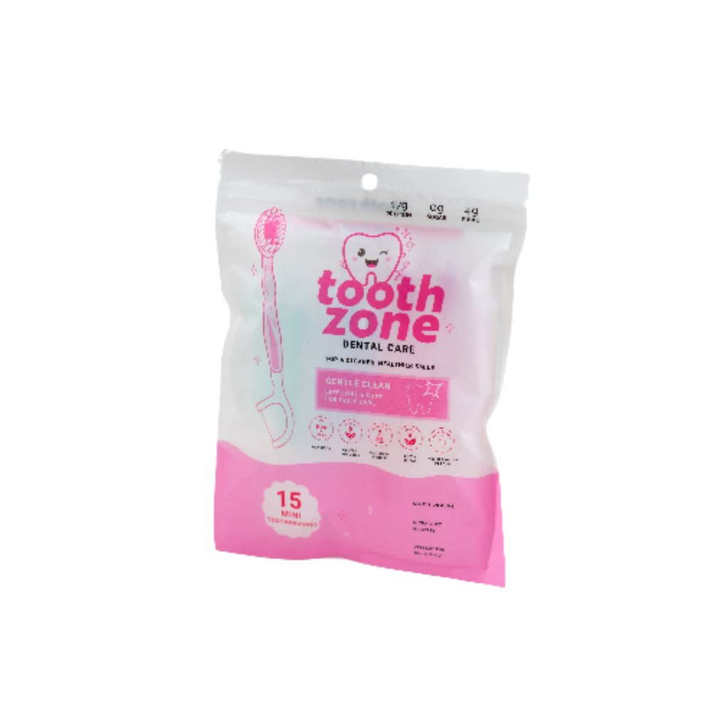 Tools & Cases Tooth Zone Dental Care - 15 Mini Toothbrushes | فرش اسنان مصغرة - 15 فرشة