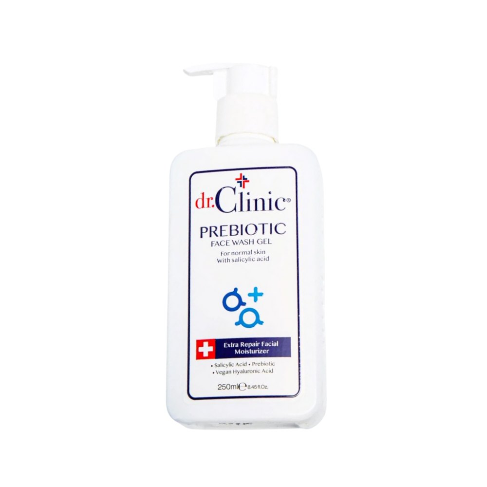 dr.Clinic Prebiotic Face Wash Gel For Normal Skin With Salicylic Acid - 250ml | دكتور كلينك غسول جل للوجه بالساليسيليك اسيد - 250 مل
