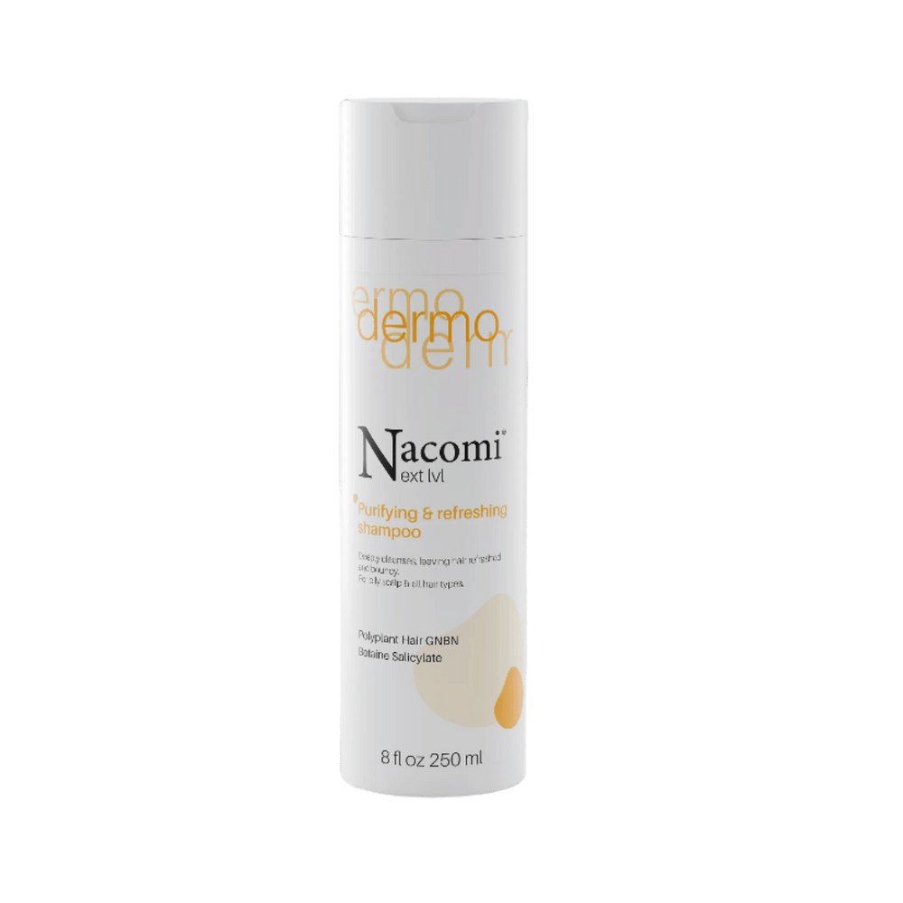 Nacomi Dermo Purifying And Refreshing Shampoo - 250ml | ناكومي شامبو منقٍ ومنعش للشعر – 250 مل