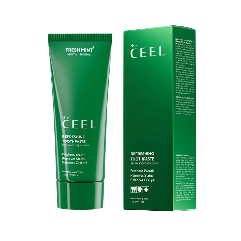 the CEEL Fresh Mint Refreshing Toothpaste - 75g | ذا سيل معجون أسنان منعش - 75غ