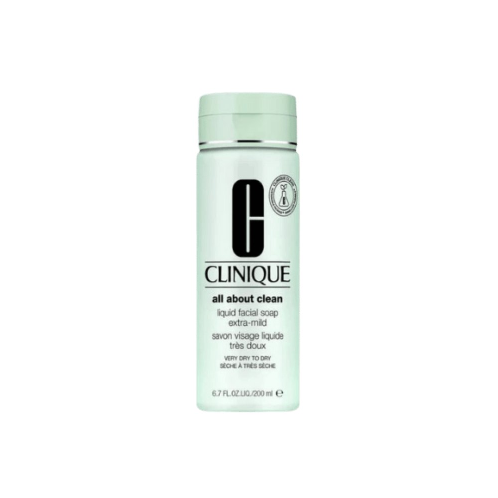 Clinique All About Clean Liquid Facial Soap - Extra Mild - 200ml | كلينك صابون وجه سائل لطيف جدًا - 200مل