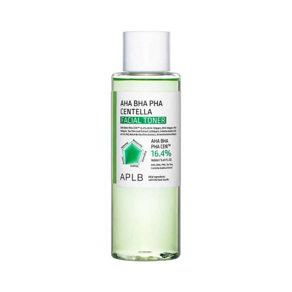 APLB AHA BHA PHA Centella Facial Toner - 160ml | اي بي ال بي تونر السينتيلا و ال aha bha pha - 160 مل
