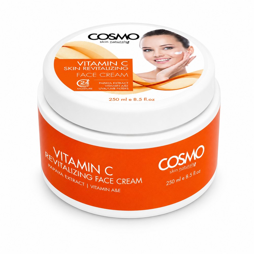 COSMO Vitamin C Skin Revitalizing Face Cream - 250ml | كوزمو كريم فيتامين سي - 250 مل