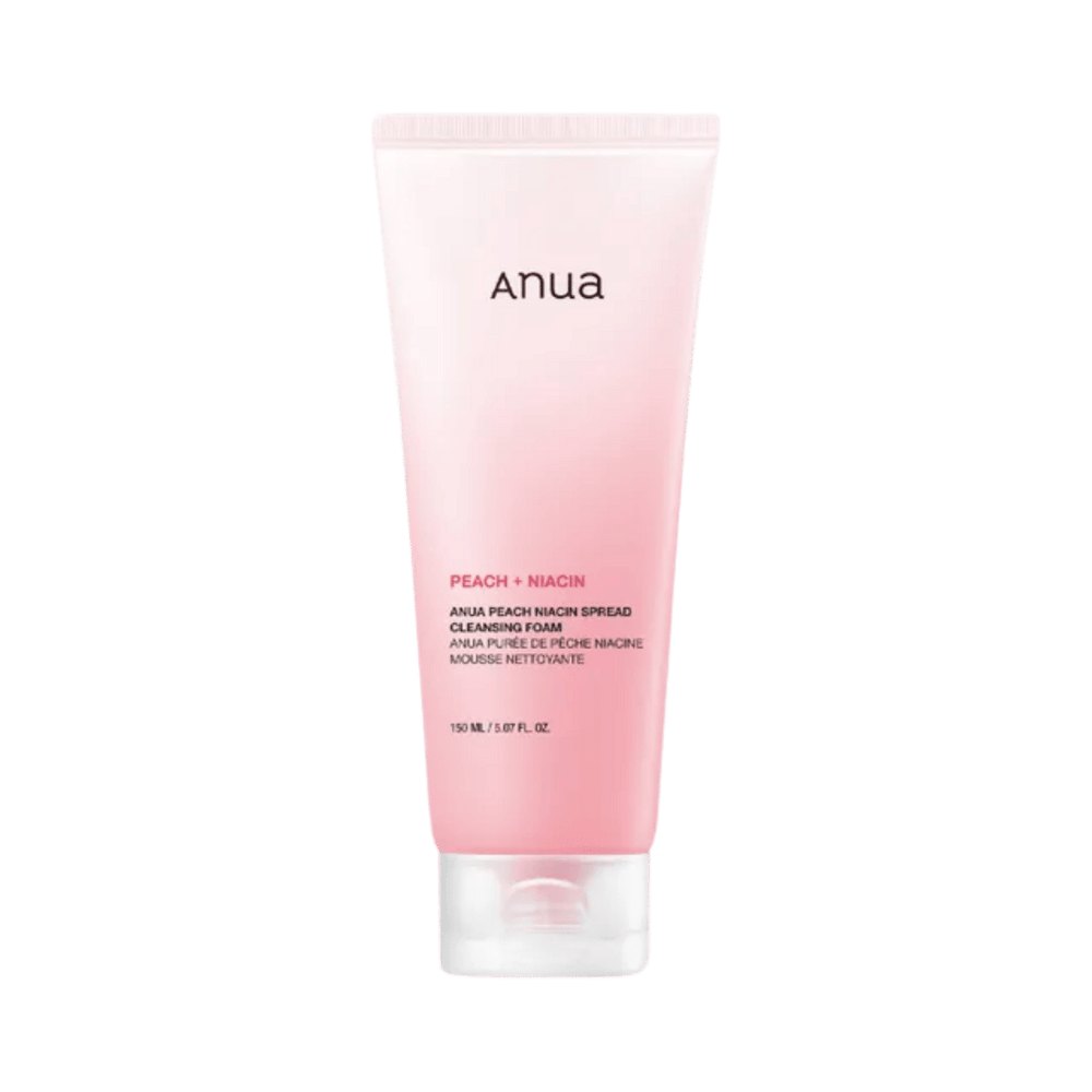 Anua Peach Niacin Spread Cleansing Foam - 150ml | أنوا غسول الوجه بخلاصة الخوخ والنياسين – 150 مل