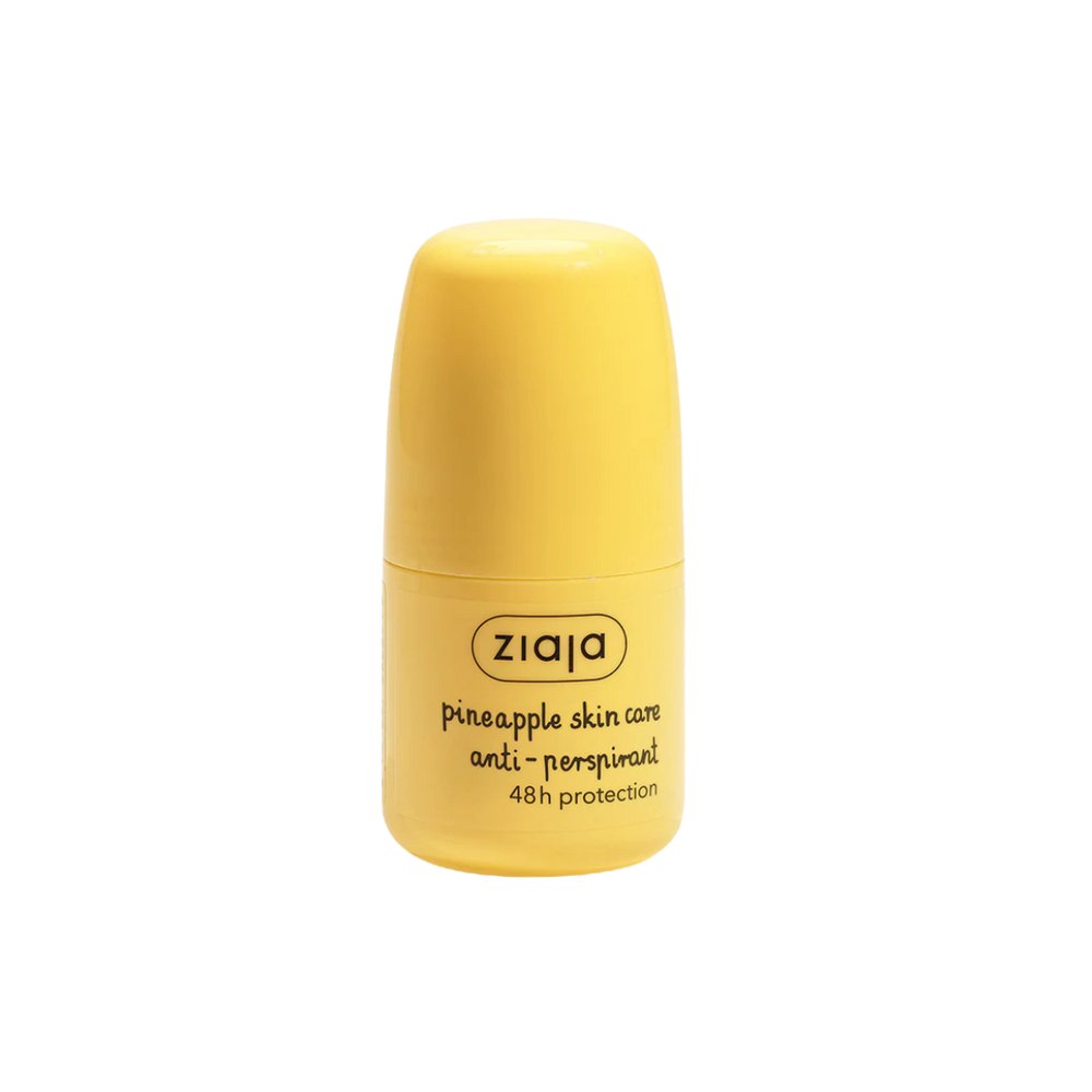ziaja Pineapple Skin Care Antitranspirant 48H Protection - 60ml | جايا مضاد تعرق بالأناناس لحماية تدوم 48 ساعة - 60 مل