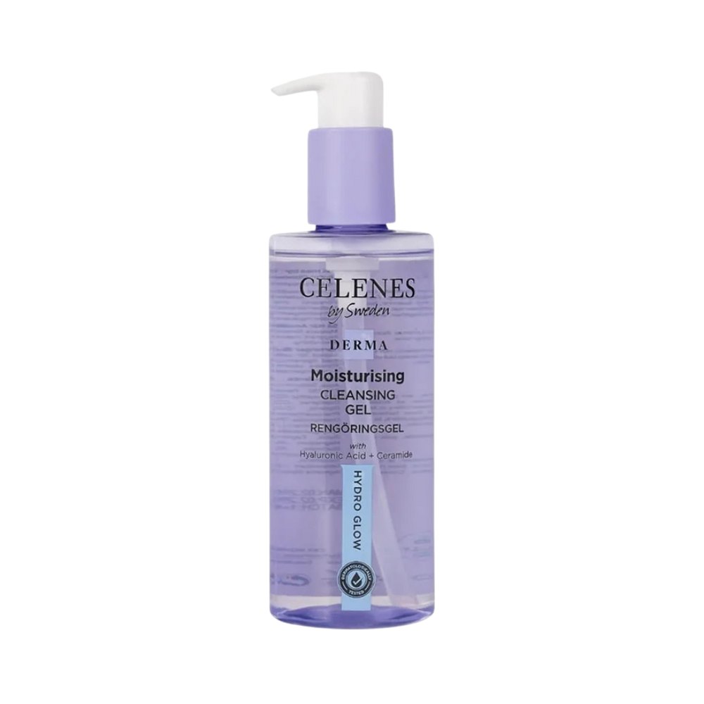 Celenes by Sweden Derma Moisturizing Cleansing Gel Hydro Glow - 250ml | سيلينس جل غسول مرطب للبشرة - 250 مل