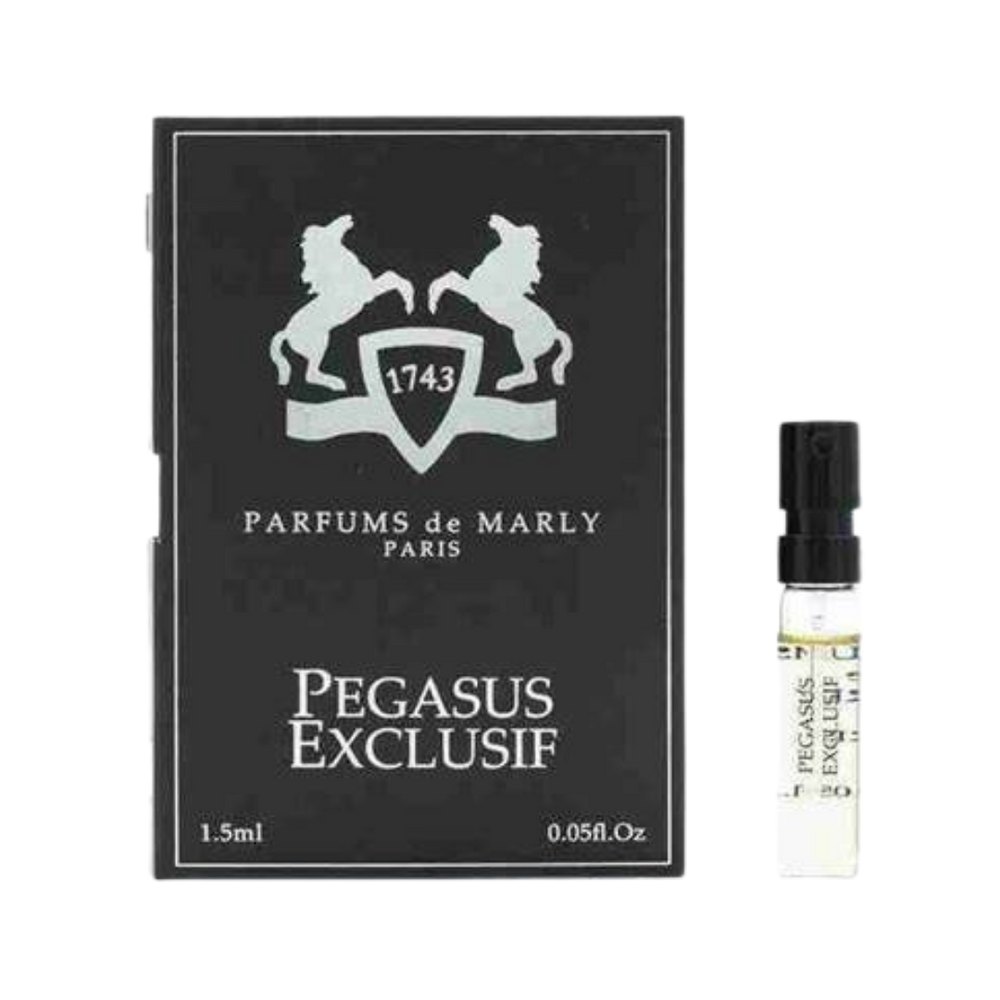 De Marly Sample Pegasus Exclusif EDP - 1.5ml | دي مارلي عينة عطر بيكاسوس اكسكلوزف أو دو برفيوم للرجال - 1.5 مل