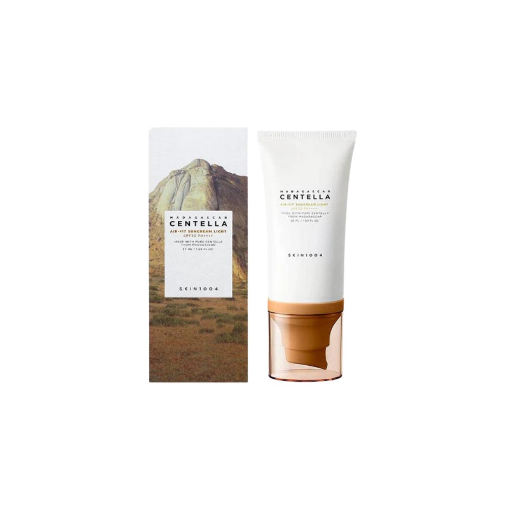 SKIN1004 Air-Fit Suncream Light Spf30 - 50ml | سكين1004 كريم واقي شمسي خفيف على البشرة Spf30 - 30 مل