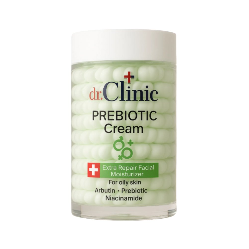 dr.Clinic Prebiotic Cream For Oily Skin - 100ml | دكتور كلينك كريم البكتيريا الحية للبشرة الدهنية - 100 مل