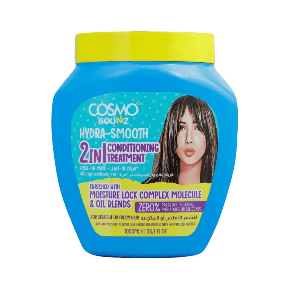 COSMO COSMETICS HAIR TREATMENT 2IN1 HYDRA - 1000ml | كوزمو كوزمتكس علاج الشعر 2 في 1 هيدرا - 1000 مل