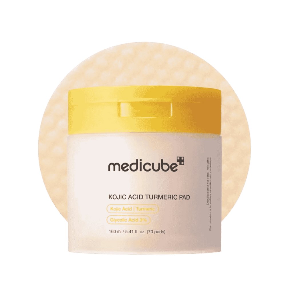MEDICUBE Kojic Acid Turmeric 70 Pads - 160ml | ميدي كيوب وسادات كوجيك اسيد لتفتيح البشرة - 160مل