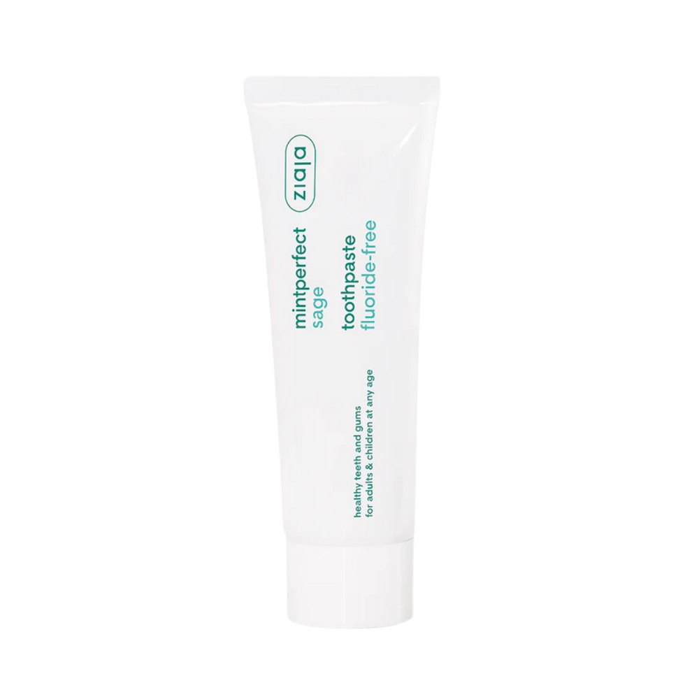 Ziaja Mintperfect Sage Toothpaste Fluoride Free - 75ml | جايا معجون أسنان برائحة النعناع خالي من الفلوريد - 75 مل