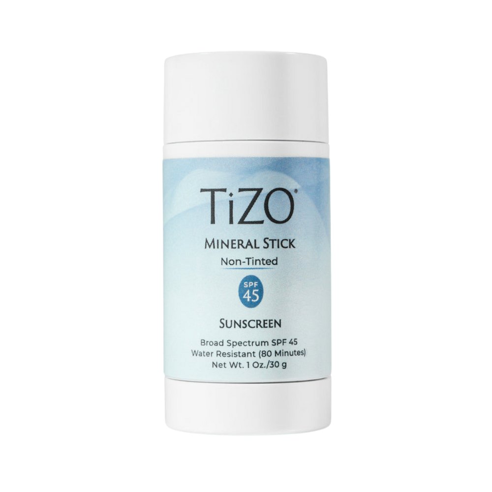 Tizo Mineral Stick Non-Tinted SPF 45 - 30g | تايزو ستيك واقي شمسي معدني بدون لون مع عامل حماية من الشمس 45 - 30 غرام
