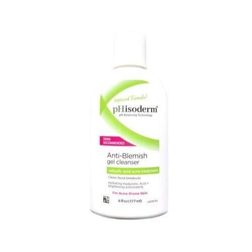 pHisoderm Anti Blemish Gel Cleanser - 177ml | بي اتش ايزوديرم غسول مضاد لحب الشباب - 177 مل