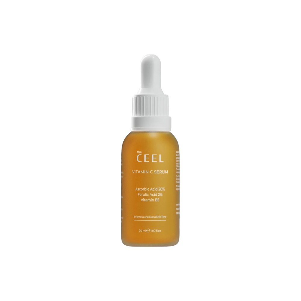 the CEEL Vitamin C Serum Brightens Evens Skin Tone - 30ml | ذا سيل سيروم فيتامين سي - 30 مل