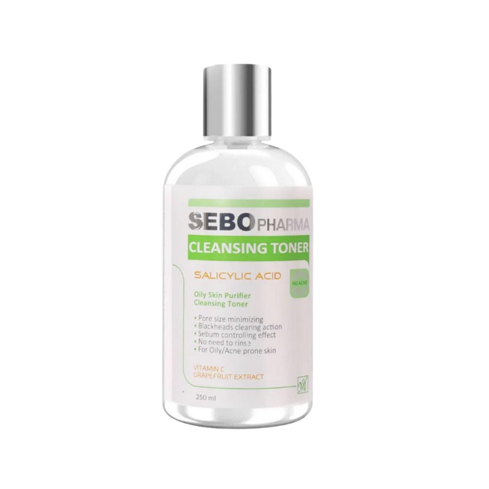 M .Y Sebo Pharma Cleansing Toner Salicylic Acid - 250ml | ام واي تونر تنظيف حمض الساليسيليك للبشرة الدهنية - 250مل