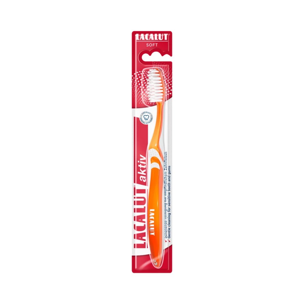 Lacalut Aktiv toothbrush Soft | لاكالوت فرشاة أسنان أكتيف ناعمة