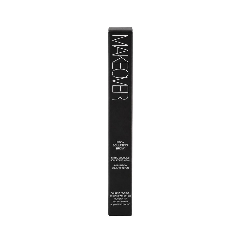 Makeover Pro Sculpting Brow 3-In 1 Sculpting Pen 3 IN 1 EYEBROW PENCIL - 0.3g | ميك أوفر قلم رسم الحواجب 3 في 1 - 0.3 غرام