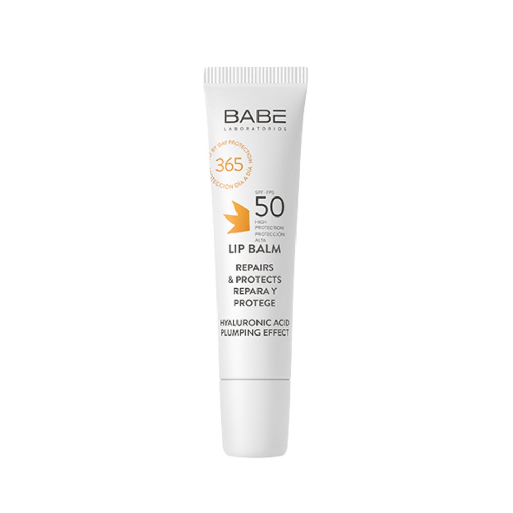 Babe Lip Balm Repairs & Protects SPF 50 - 15ml | بابيه مرطب شفاه ومرمم مع عامل حماية شمسي - 15 مل