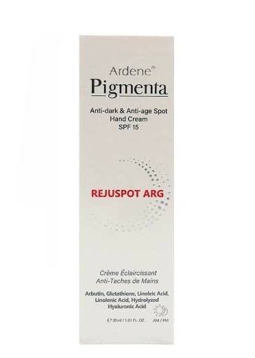 Ardene Pigmenta Hand Cream Spf15 - 30ml | اردن كريم مفتح لليدين مع عامل حماية من الشمس spf15 - 30 مل