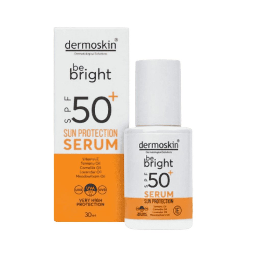 dermo skin Be Bright Sun Protection Serum SPF50+ 50 - 30ml | ديرمو سكين سيروم واقي شمسي spf50+ - 30 مل