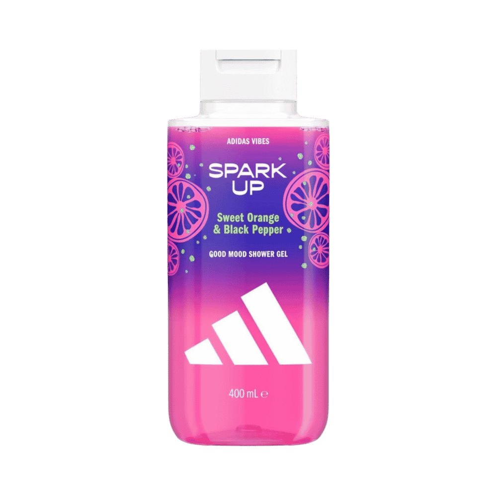 Adidas Vibes Spark Up Good Mood Shower Gel - 400ml | أديداس جيل استحمام برائحة البرتقال و الفلفل الأسود - 400مل