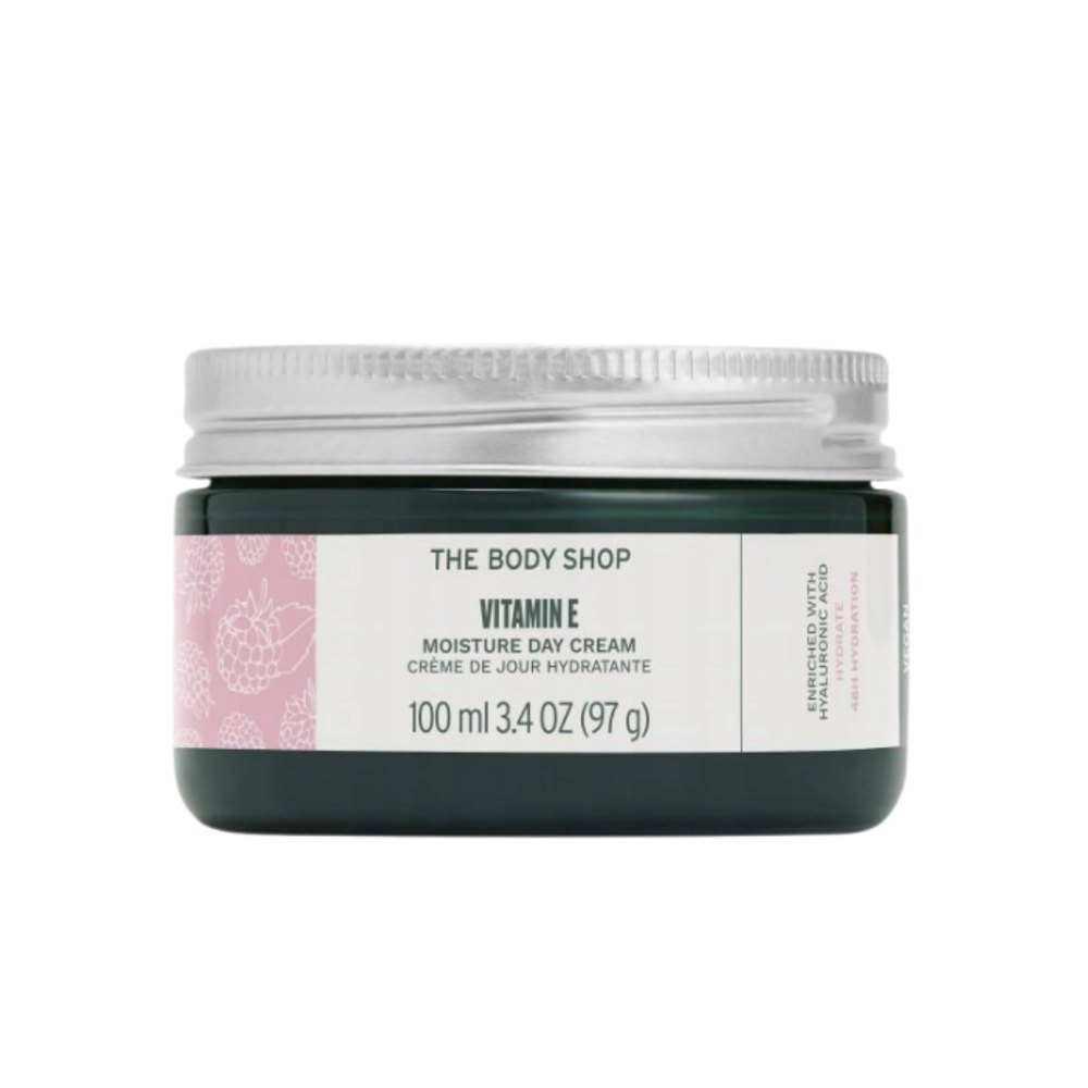 The Body Shop Vitamin E Moisture Day Cream - 100ml | ذا بودي شوب كريم مرطب للوجه بالفيتامين اي - 100 مل