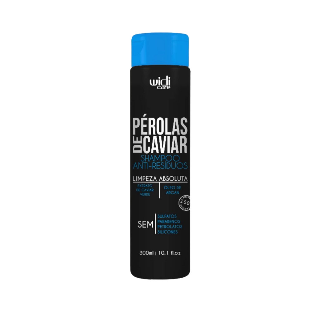 Widi Care Pérolas de Caviar - Shampoo Antirresíduos - 300ml | ويدي كير شامبو بالكافيار الأخضر - 300 مل