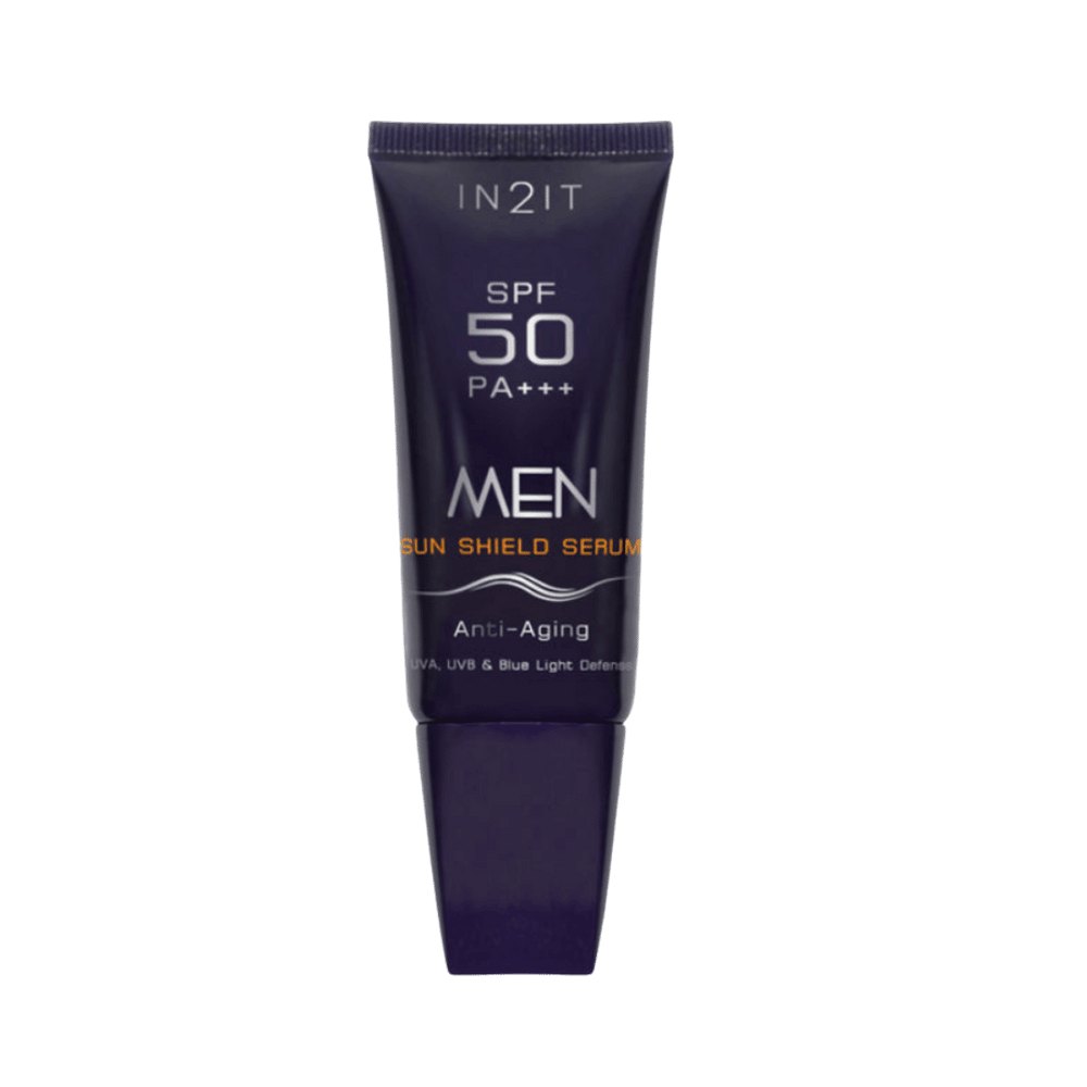 IN2IT Men Sun Shield Serum SPF50 PA+++ MSKM - 10g | ان تو ات سيروم شيلد شمس للرجال SPF 50 - 10غ