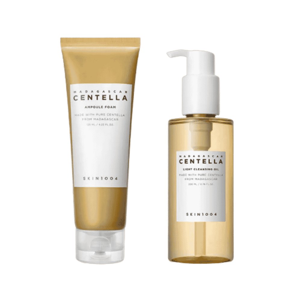 SKIN1004 - Madagascar Centella Double Cleansing Duo - 200ml | سكين 1004 مجموعة تنظيف مزدوج بخلاصة السنتيلا - 200مل