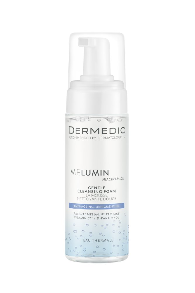 DERMEDIC MELUMIN Gentle cleansing foam - 170ml | ديرمديك غسول رغوي لطيف للبشرة التي تعاني من التصبغات - 170 مل