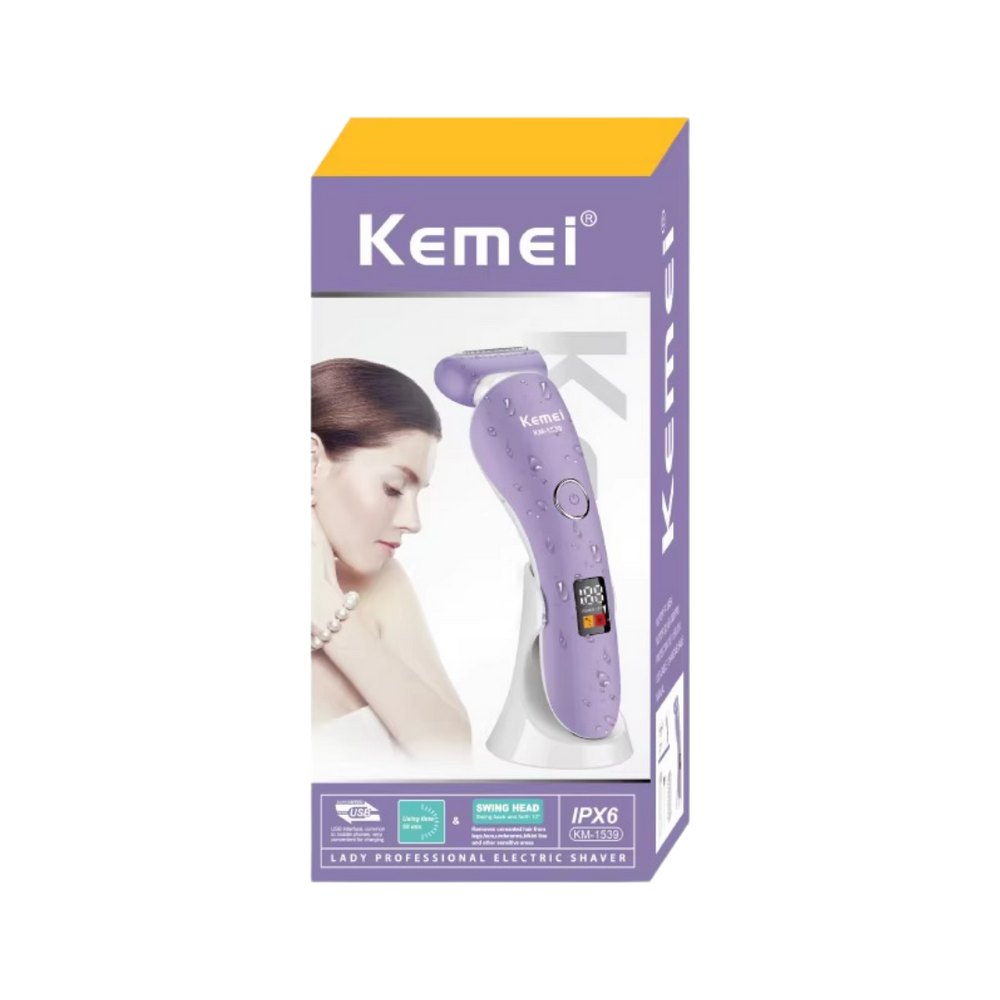 KEMEI LADY PROFESSIONAL ELECTRIC SHAVER | كيمي ماكينة إزالة شعر كهربائية للنساء