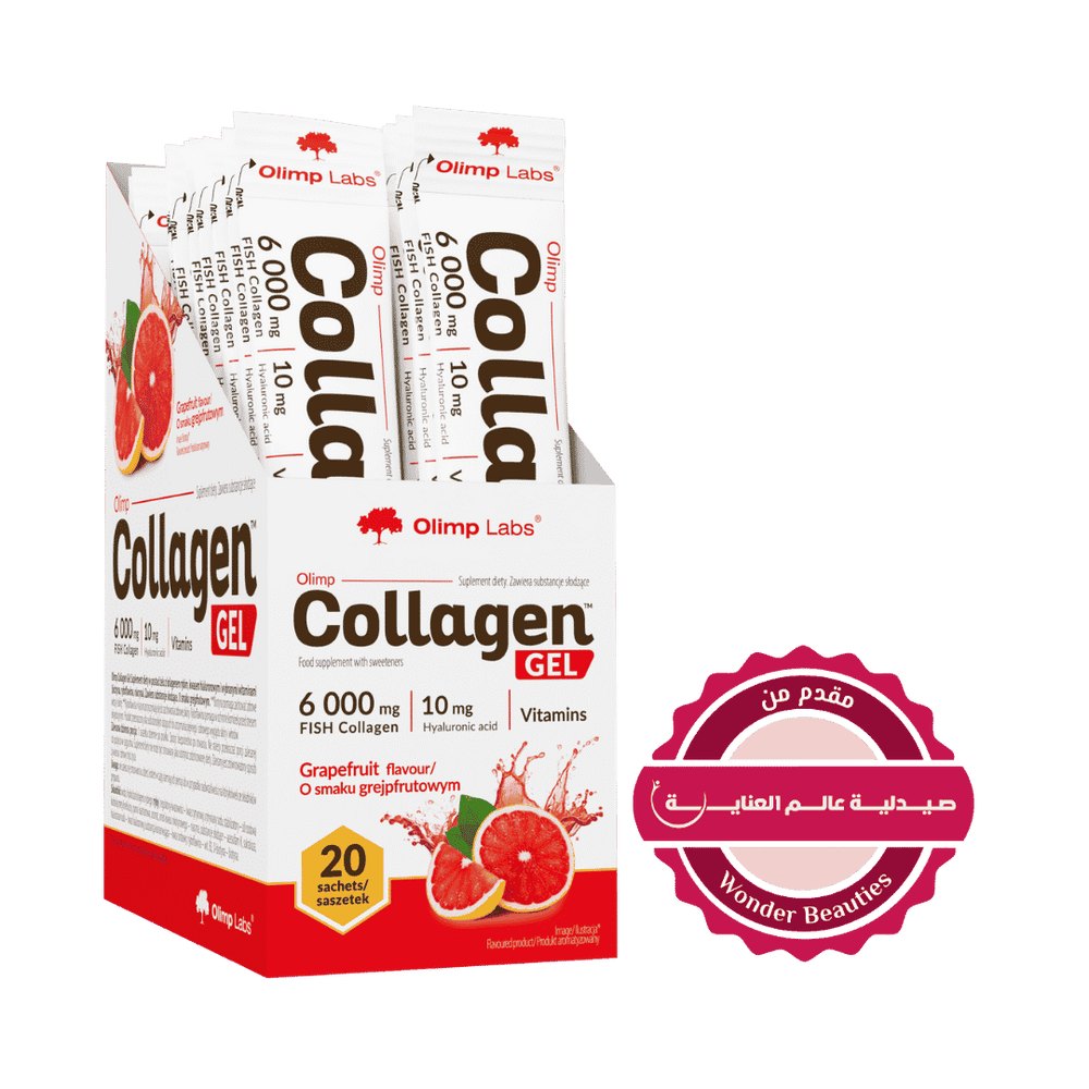 Olimp Fish Collagen 6000mg Gel - 20 Sachets |أوليمب جل كولاجين السمك 6000 – 20 كيس