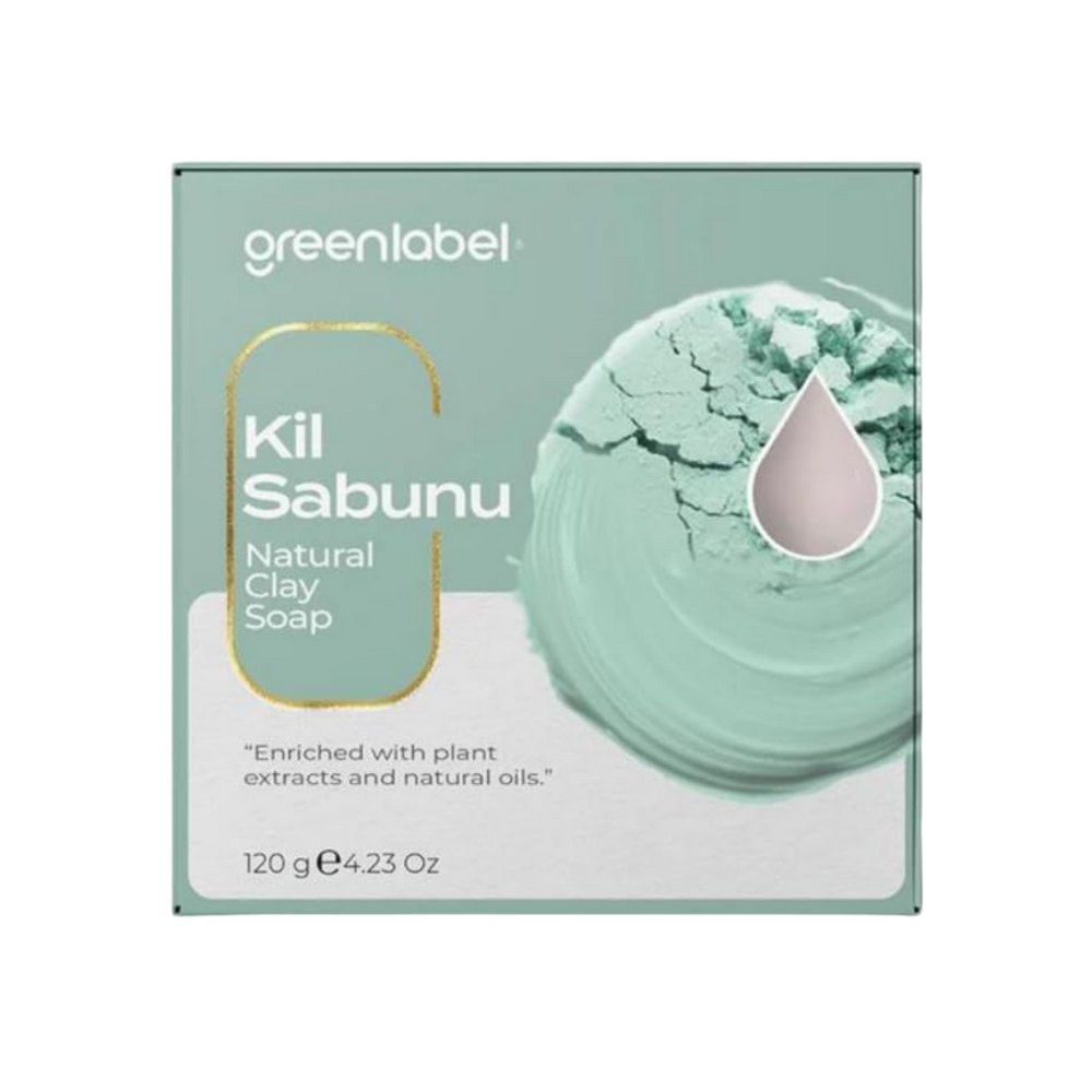 GREEN LABEL Clay Soap - 120g | جرين ليبل صابونة الطين – 120 غرام