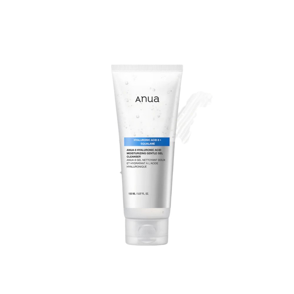 Anua 8 Hyaluronic Acid Moisturizing Gentle Gel Cleanser - 150ml | أنوا غسول جل مرطب للوجه بالهيالورونيك اسيد - 150 مل