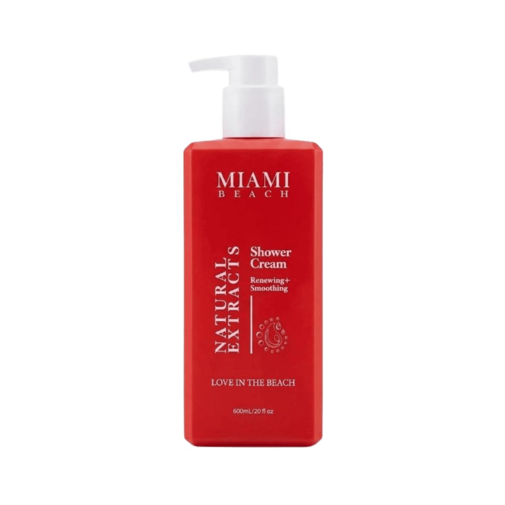 MIAMI BEACH Shower Renewing +Smoothing Love In The Beach - 600ml | ميامي بيتش كريم استحمام - 600مل