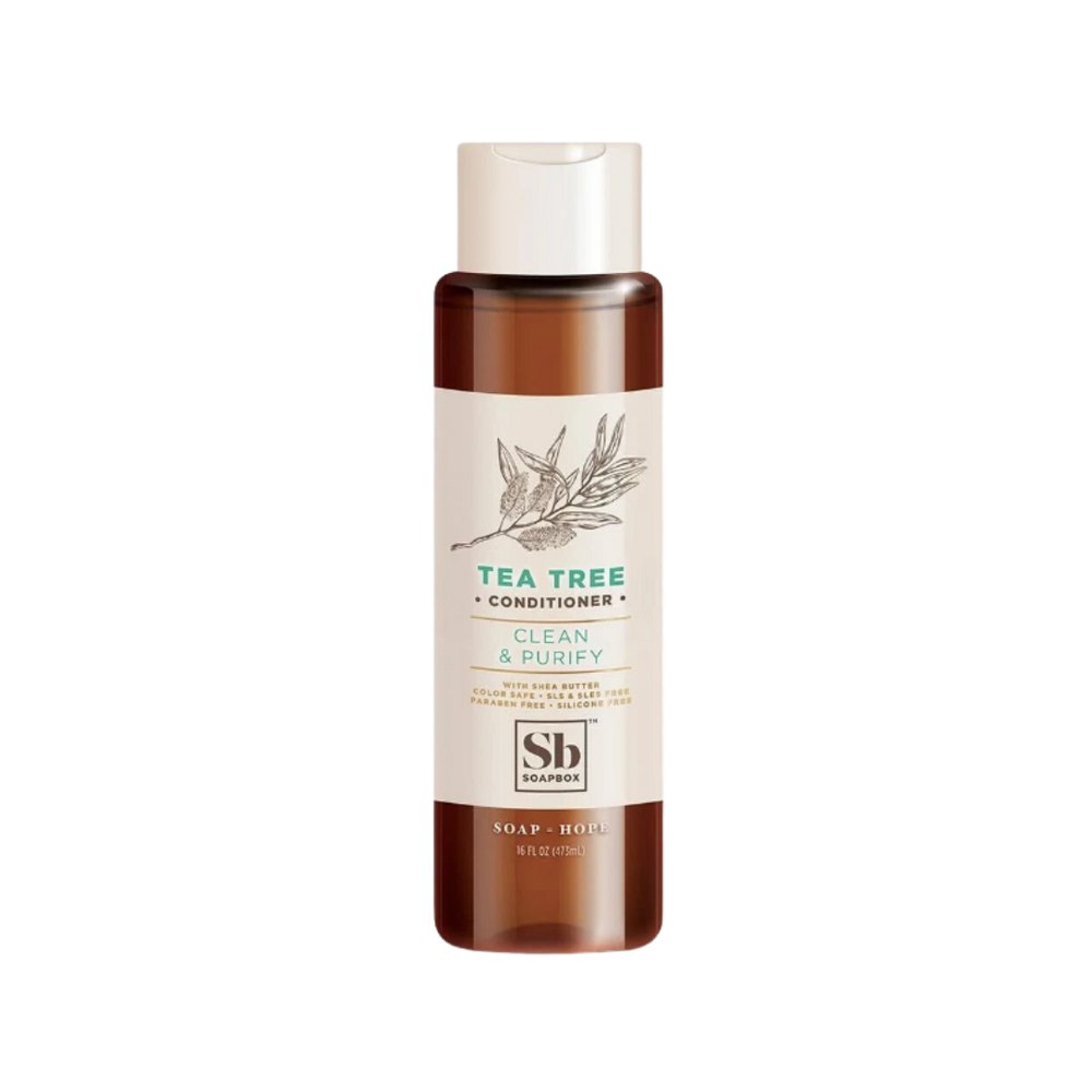 Soapbox Conditioner - Tea Tree & Mint - 473ml | سوب بوكس بلسم شجرة الشاي و النعنع - 473 مل
