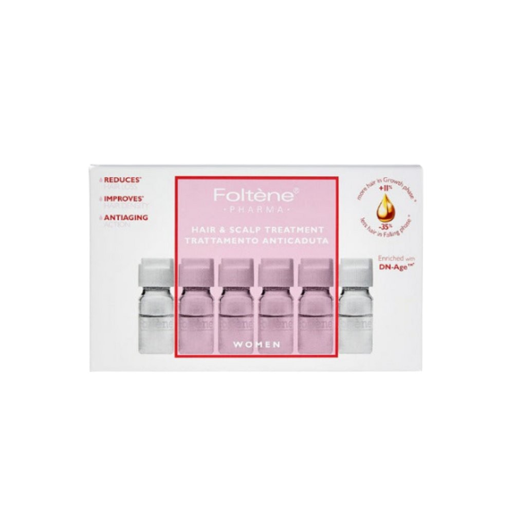 Foltene Pharma Anti-Hair Loss Treatment for Women - 12 ampoules | فولتين فارما علاج مضاد لتساقط الشعر للنساء - 12 أمبولة