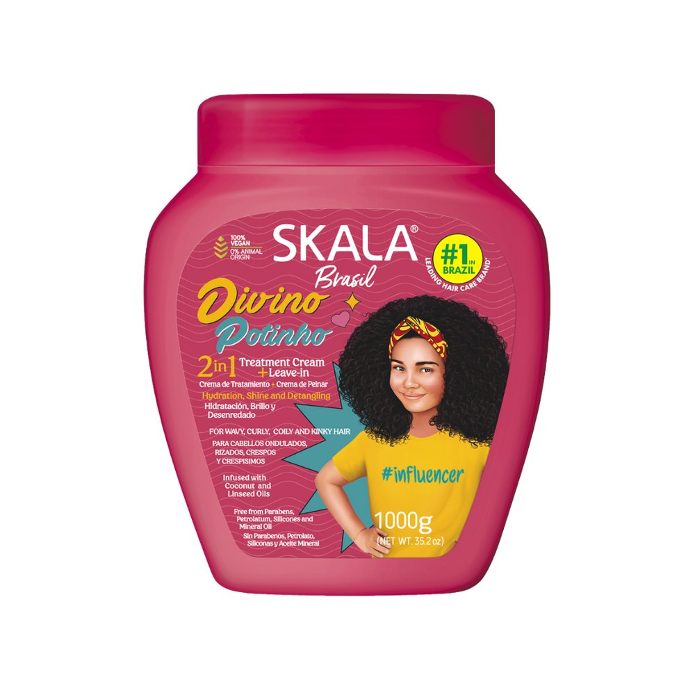 Skala Divino Potinho Kids 2 in 1 Hair Treatment Cream - 1000g | سكالا كريم معالجة ديفينو بوتينهو 2 في 1 - 1000 غ