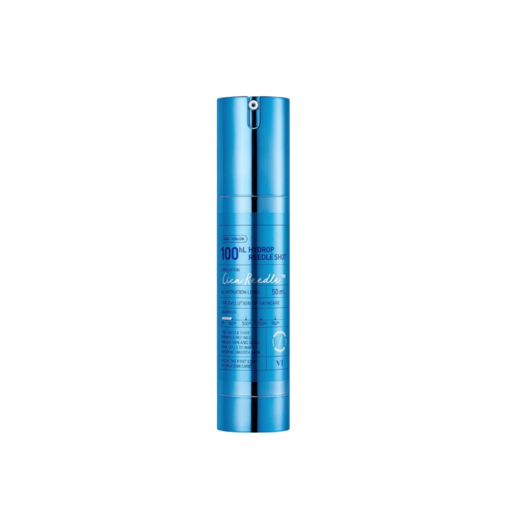 VT Cosmetics Hydrop Reedle Shot 100 HL Serum - 50ml | في تي كوزمتيك سيروم الوخز الدقيق بالهيالورونيك اسيد - 50 مل