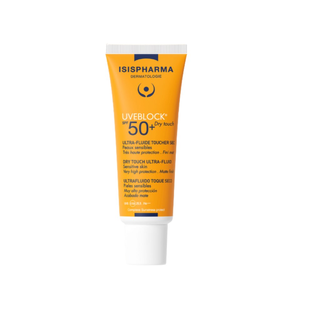 ISIS PHARMA UVBLOCK SPF50 DRY TOUCH INVISIBLE - 40 ML | ايزيس فارما كريم واقي شمسي دراي تاتش - 40 مل