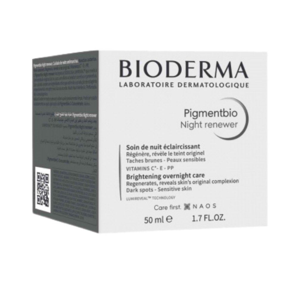BIODERMA Night Renewer Brightening Overnight Care - 50ml | بيوديرما كريم ليلي مضاد للتصبغات - 50 مل